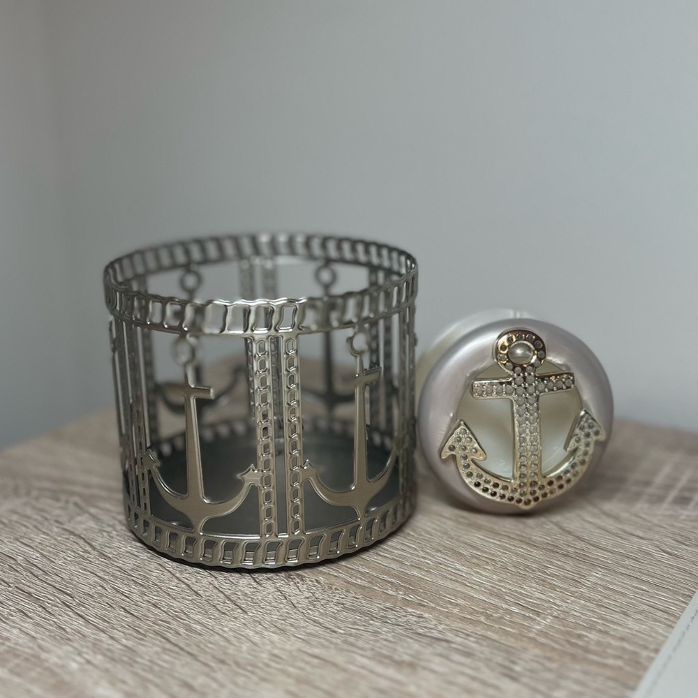 Bath & Body Works Car Scentportable & 3-Wick Candle Holder - Anchor
